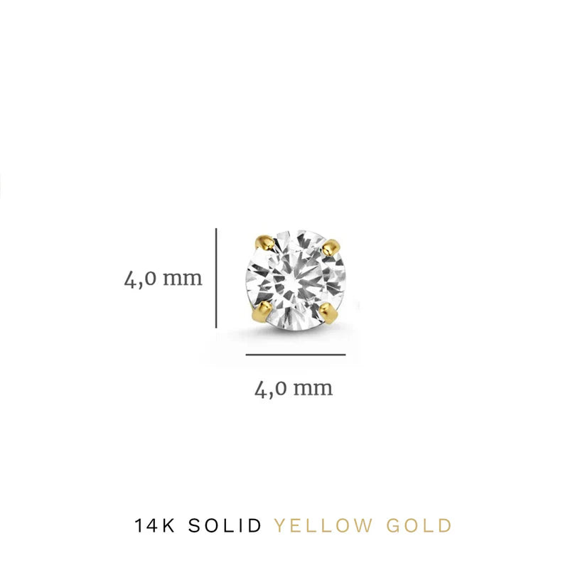 Brillane™ | Gold Stone Earrings Set
