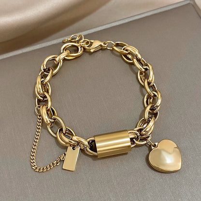 Heartened™ | Gold Chunky Bracelet