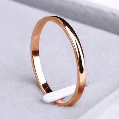 Ava™ | Simple Gold & Silver Ring